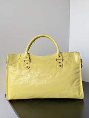 Balenciaga Le City Yellow Shoulder Bag Large 38x24x16cm - 2