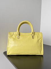 Balenciaga Le City Yellow Shoulder Bag 30x20x10cm - 4