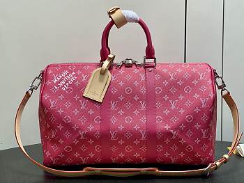 Louis Vuitton Keepall Bandoulière 45 Pink 45x27x20cm