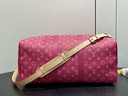 Louis Vuitton Keepall Bandoulière 45 Pink 45x27x20cm - 5