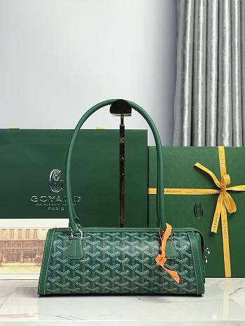 Goyard Bonbonnière bag Green 30x10.5x12cm