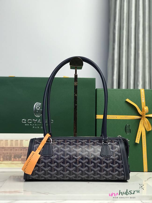 Goyard Bonbonnière bag Navy Blue 30x10.5x12cm - 1