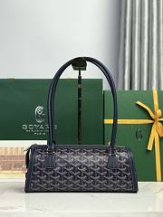 Goyard Bonbonnière bag Navy Blue 30x10.5x12cm - 4