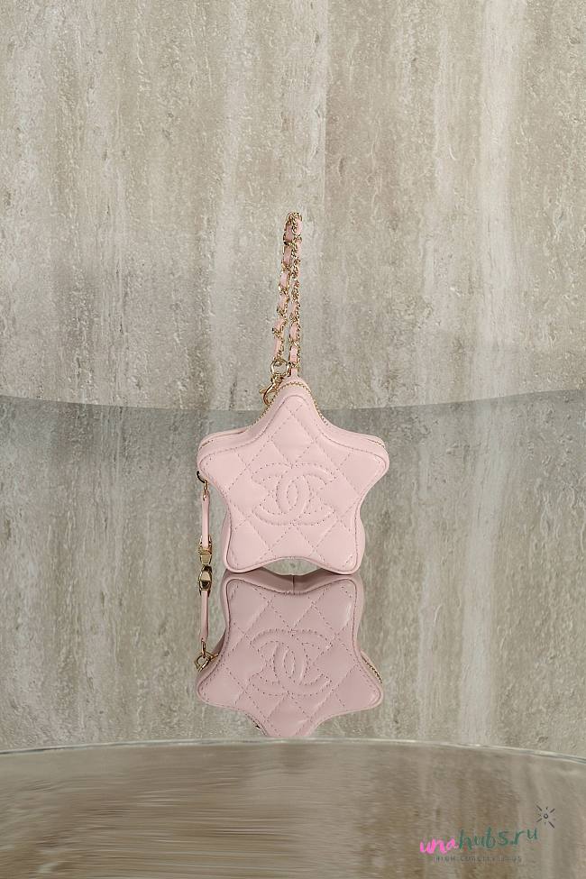 Chanel Mini bag accessories pink 9.8x9.8x2.7cm - 1