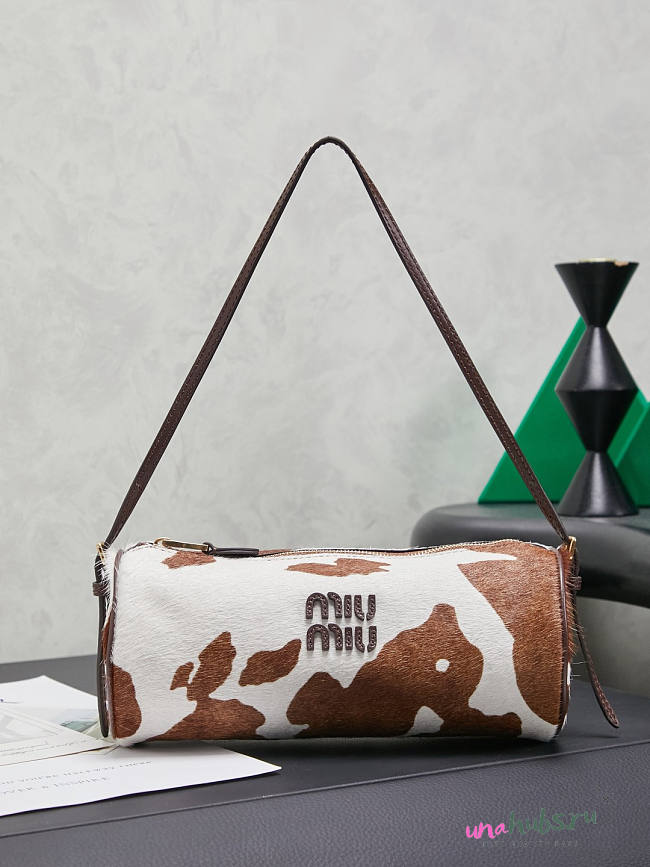 Miu Miu Calf Hair Pouch 21.5x9x9cm - 1