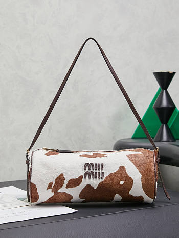 Miu Miu Calf Hair Pouch 21.5x9x9cm