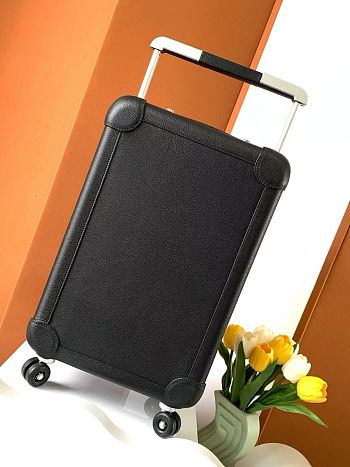Hermes Suitcase Black 57x35x20cm