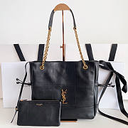 YSL Jamie Shopping Small Lambskin Black 29x28x8cm - 1