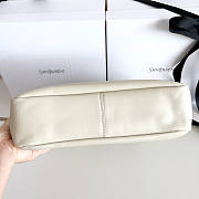 YSL Jamie Shopping Small Lambskin White 29x28x8cm - 5