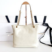 YSL Jamie Shopping Small Lambskin White 29x28x8cm - 2