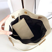 YSL Jamie Shopping Small Lambskin White 29x28x8cm - 3