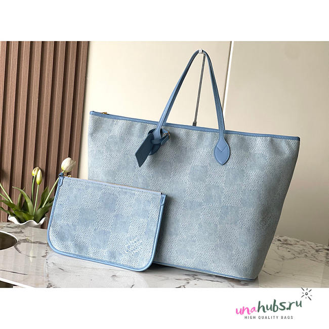 Louis Vuitton Neverfull GM In Damier Python Blue 60x38x23cm - 1