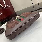 Gucci Jackie 1961 medium bag brown suede 27.5x19x4cm - 5