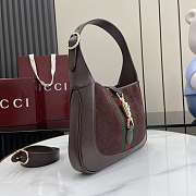 Gucci Jackie 1961 medium bag brown suede 27.5x19x4cm - 4