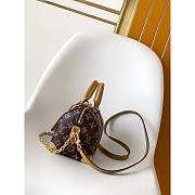 Louis Vuitton Speedy Trunk 20 Monogram Brown 20.5x13.5x11cm - 4