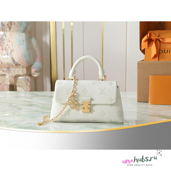 Louis Vuitton Nano Madeleine Milky White/Green 21x12.5x6cm - 1