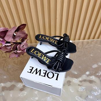 Loewe Flamenco Knot sandal in lambskin 4.5cm