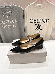 Jimmy Choo Bing leather ballerina shoes - 1