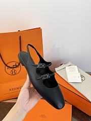 Hermes Mila slingback black - 1