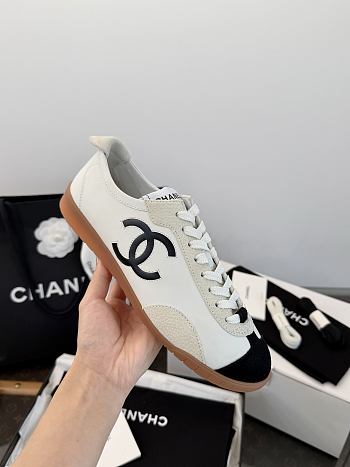 Chanel White Black Sneaker