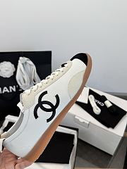 Chanel White Black Sneaker - 3