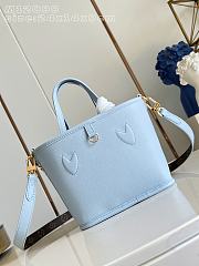 Louis Vuitton Neverfull Bandoulière Inside Out BB H33 Blue - 24x14x9 cm - 2