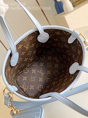 Louis Vuitton Neverfull Bandoulière Inside Out BB H33 Blue - 24x14x9 cm - 4