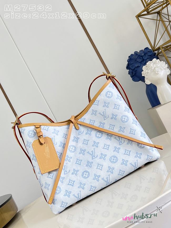 Louis Vuitton CarryAll PM Blue 29x24x12cm  - 1