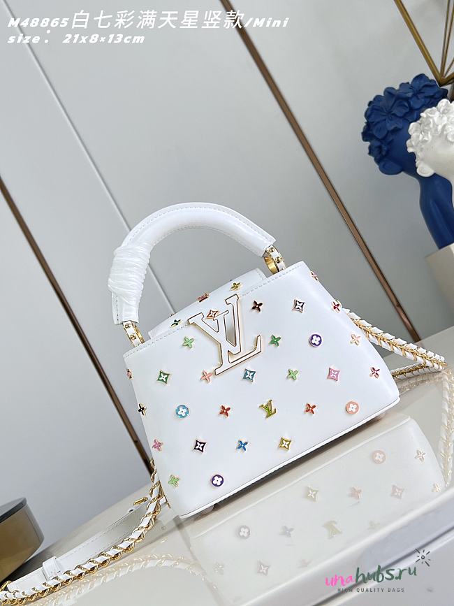 Louis Vuitton LV x TM Capucines Mini White 21x13.6x8cm - 1