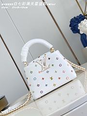 Louis Vuitton LV x TM Capucines Mini White 21x13.6x8cm - 1