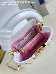 Louis Vuitton LV x TM Capucines Mini White 21x13.6x8cm - 5