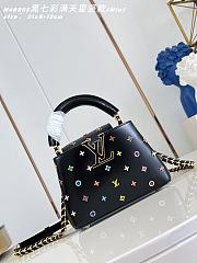 Louis Vuitton LV x TM Capucines Mini Black 21x13.6x8cm - 1