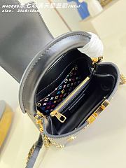 Louis Vuitton LV x TM Capucines Mini Black 21x13.6x8cm - 5