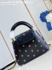 Louis Vuitton LV x TM Capucines Mini Black 21x13.6x8cm - 3