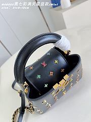 Louis Vuitton LV x TM Capucines Mini Black 21x13.6x8cm - 4