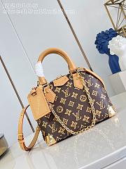 Louis Vuitton Alma Trunk BB Monogram Brown 23.5x17.5x11.5cm - 1