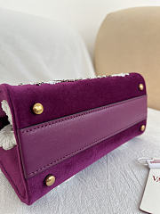 Valentino Garavani Mini Vsling Embroidered Handbag 22x16x9cm - 4