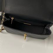 Chanel Flap Bag Black Lambskin Gold 25x16x8cm - 2