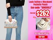 Louis Vuitton x Murakami Pochette Pouch - 27 x 18 x9cm - 1
