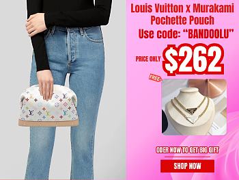 Louis Vuitton x Murakami Pochette Pouch - 27 x 18 x9cm