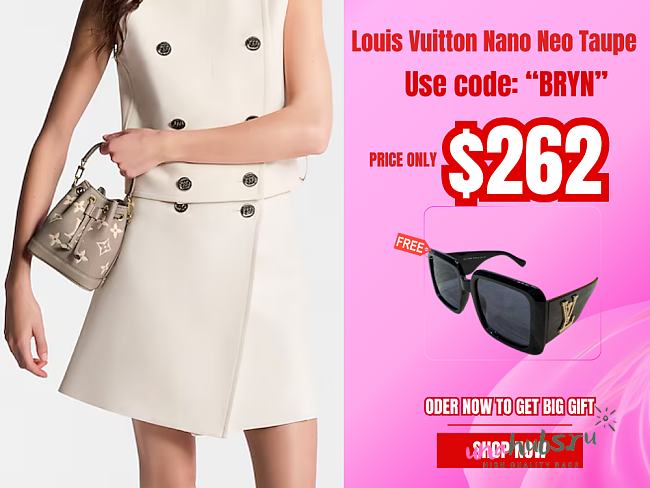 Louis Vuitton Nano Neo Taupe Monogram - 1