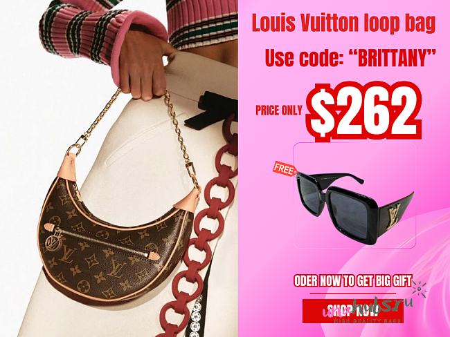 Louis Vuitton monogram loop bag - 1