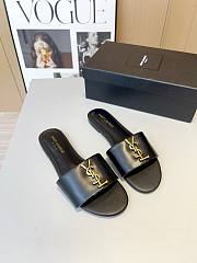 YSL Black Slides - 1