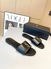 YSL Black Slides - 4