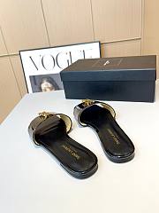 YSL Black Slides - 3