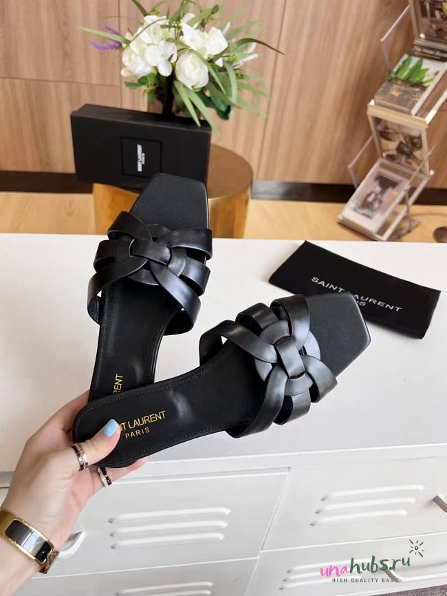 YSL Black Slides 02 - 1