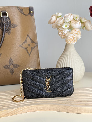 Ysl Wallet Coin Card black 13x7.5x2cm