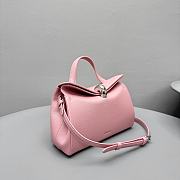 Jacquemus Valérie Grained Leather Tote Bag Pink 23x16x7cm - 4