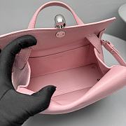 Jacquemus Valérie Grained Leather Tote Bag Pink 23x16x7cm - 2