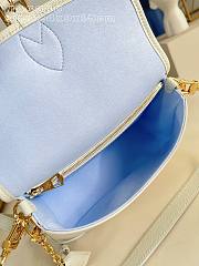 Louis Vuitton Diane White Blue 24x15x9cm - 5